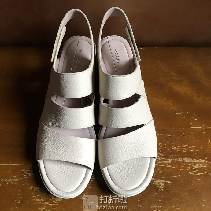ECCO 爱步 Shape 35 型塑35 女式坡跟凉鞋 3.5折.99 两色可选 海淘转运到手约￥459