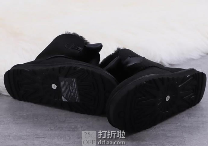 UGG Gita Bow Mini 吉塔 经典新奇系列 蝴蝶结迷你短靴 女式雪地靴 1098360 36码4.5折.48海淘转运到手约¥663