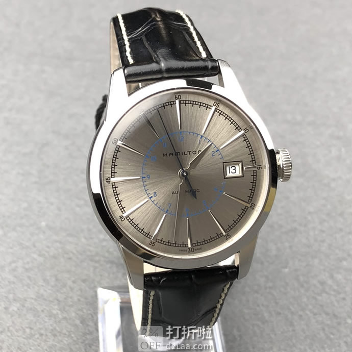 Hamilton 汉密尔顿 永恒经典铁路系列 H40555781 男式机械表 优惠码折后9 海淘转运关税补贴到手约￥2764