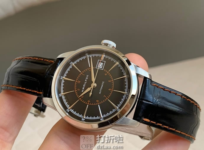Hamilton 汉密尔顿 永恒经典铁路系列 H40555731 男式机械表 优惠码折后9.1 海淘转运关税补贴到手约¥2719
