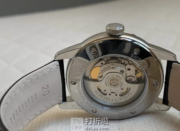 Hamilton 汉密尔顿 永恒经典铁路系列 H40555731 男式机械表 优惠码折后9.1 海淘转运关税补贴到手约¥2719