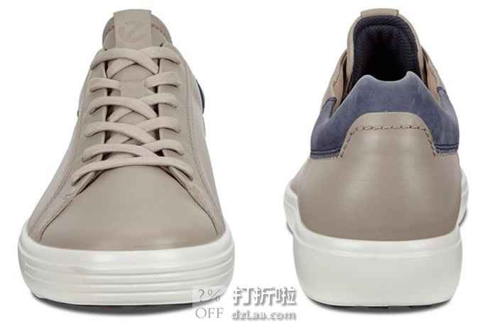 ECCO 爱步 SOFT 7 柔酷7号 男式休闲鞋 板鞋 41码2.9折.09 海淘转运到手约￥417