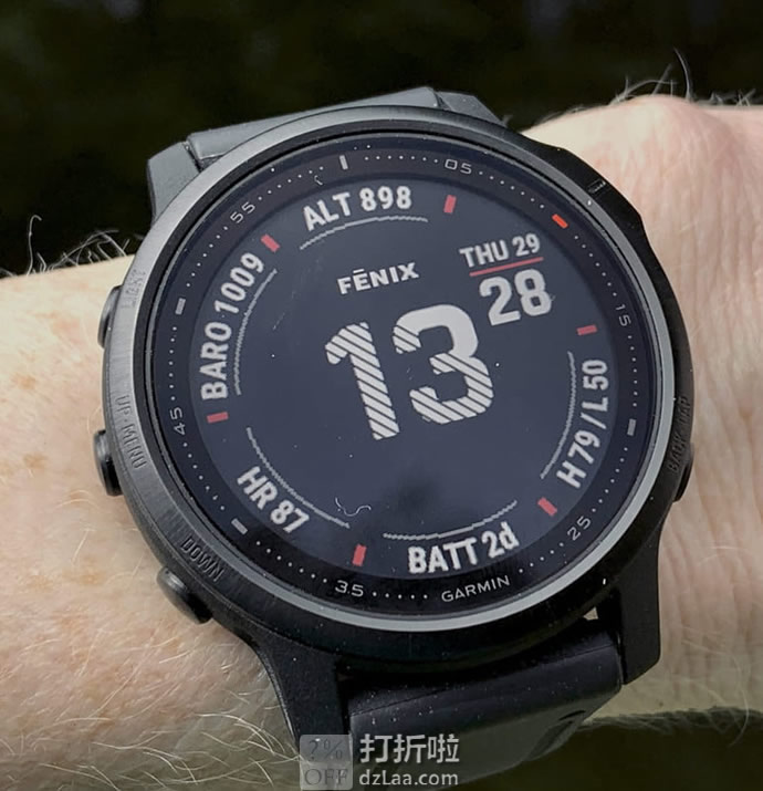 GARMIN 佳明 Fenix 6S Pro GPS户外运动智能心率手表 7.3折9.99 海淘转运关税补贴到手约￥4035 国内￥5680