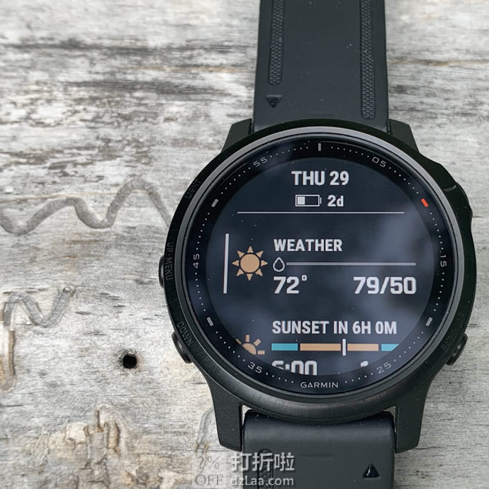GARMIN 佳明 Fenix 6S Pro GPS户外运动智能心率手表 7.3折9.99 海淘转运关税补贴到手约¥4035 国内¥5680