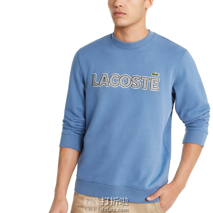 Lacoste 法国鳄鱼 休闲套头圆领长袖男式卫衣 S码3.1折.28 海淘转运到手约¥373 天猫¥1268