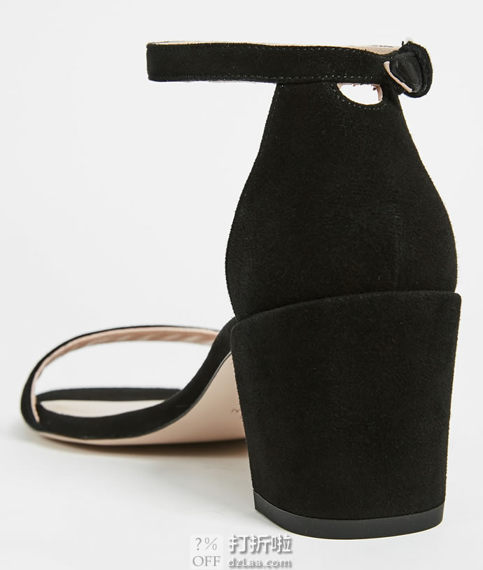 Stuart Weitzman 斯图尔特·韦茨曼 Simple 一字扣 女式粗跟凉鞋 39码3.8折1.92 海淘转运到手￥1138 天猫￥3650
