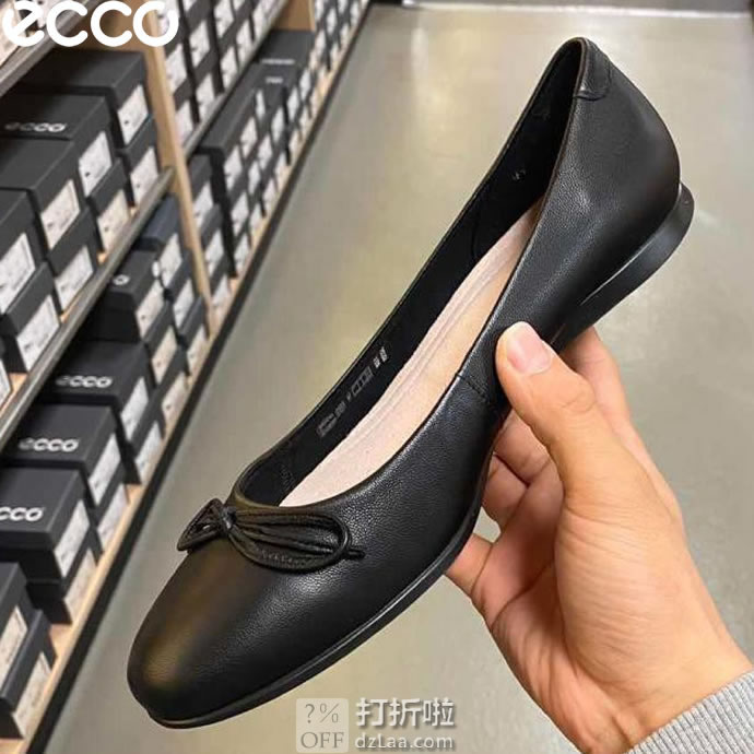 ECCO 爱步 TOUCH BALLERINA 2.0 触感2.0 蝴蝶结 女式平底鞋 35码4.3折.99 海淘转运到手约￥487 天猫￥1339