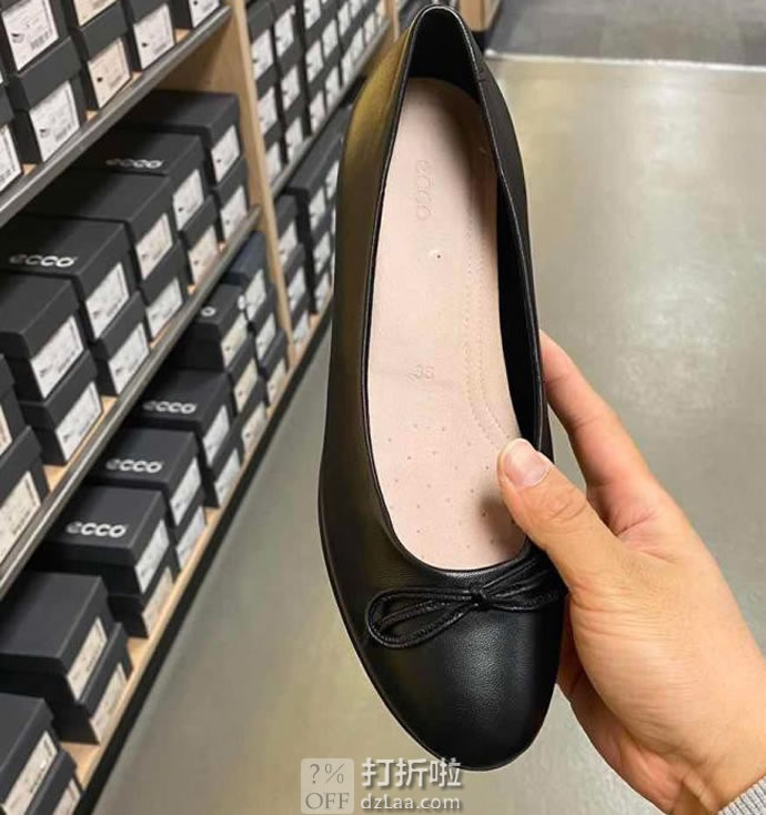 ECCO 爱步 TOUCH BALLERINA 2.0 触感2.0 蝴蝶结 女式平底鞋 35码4.3折.99 海淘转运到手约￥487 天猫￥1339