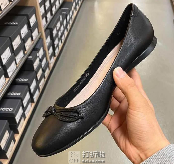 ECCO 爱步 TOUCH BALLERINA 2.0 触感2.0 蝴蝶结 女式平底鞋 35码4.3折.99 海淘转运到手约￥487 天猫￥1339