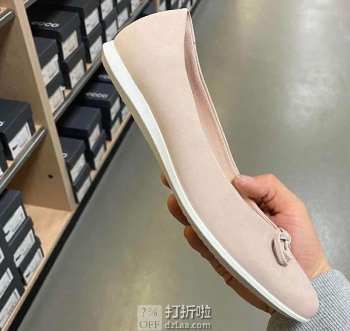 ECCO 爱步 TOUCH BALLERINA 2.0 触感2.0 蝴蝶结 女式平底鞋 35码4.2折.35 海淘转运到手约￥478