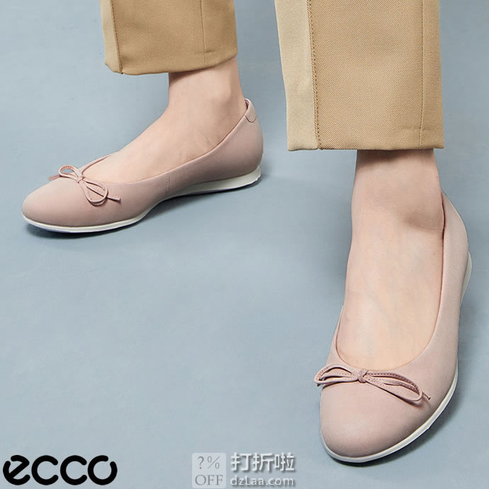 ECCO 爱步 TOUCH BALLERINA 2.0 触感2.0 蝴蝶结 女式平底鞋 35码4.2折.35 海淘转运到手约￥478