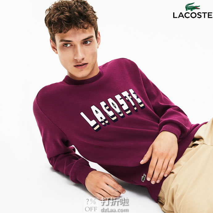 LACOSTE 法国鳄鱼 经典圆领 男式针织衫 L码3.5折.99 海淘转运到手约￥513 天猫￥1418