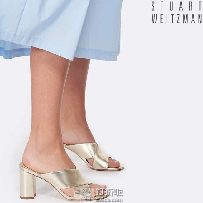 Stuart Weitzman 斯图尔特·韦茨曼 Galene 女式凉鞋 38码1.4折.21 海淘转运到手¥503