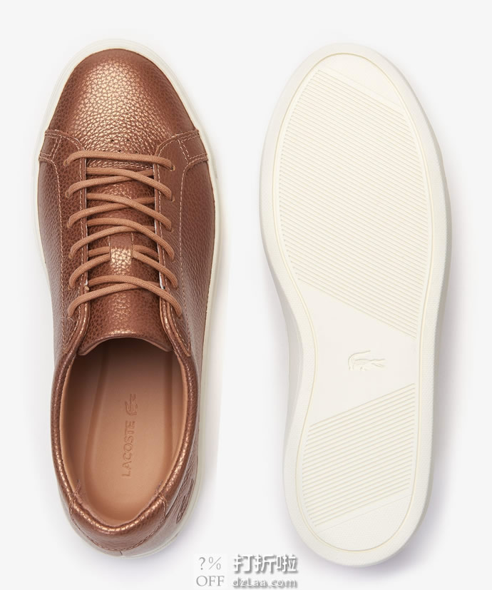 Lacoste 法国鳄鱼 L.12.12系列 女式休闲板鞋 38码2.7折.95 海淘转运到手约¥359