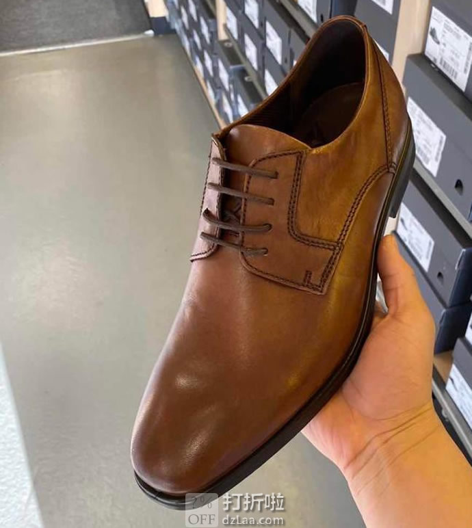 ECCO 爱步 Queenstown 男式系带正装鞋 牛津鞋 42码4.9折.75 海淘转运到手￥436