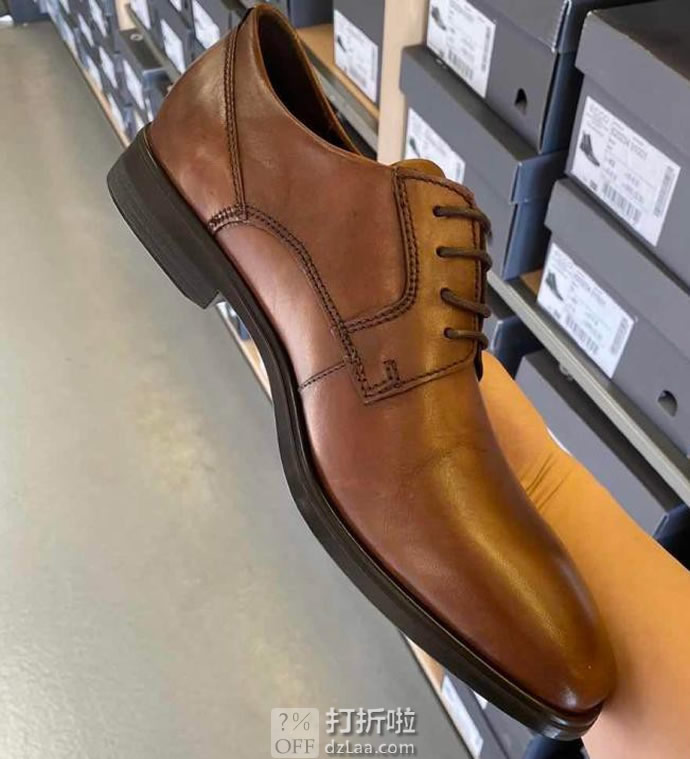 ECCO 爱步 Queenstown 男式系带正装鞋 牛津鞋 42码4.9折.75 海淘转运到手￥436