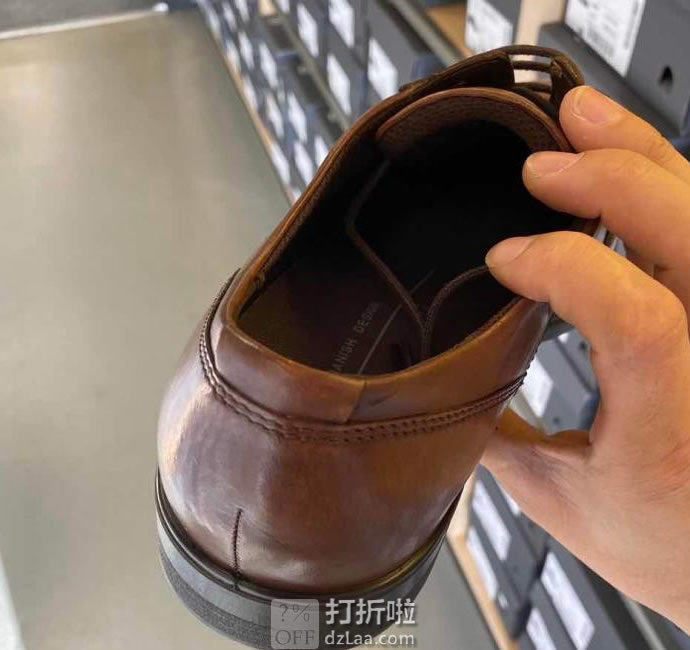 ECCO 爱步 Queenstown 男式系带正装鞋 牛津鞋 42码4.9折.75 海淘转运到手￥436