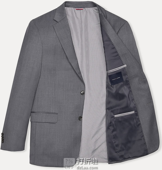 Tommy Hilfiger 汤米希尔费格 羊毛呢 男式西服 36码1.2折.9 海淘转运到手约¥323