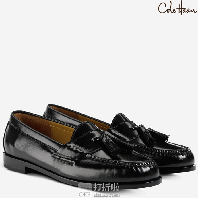 Cole Haan 可汗 Pinch Tassel 男式乐福鞋 3.8折.97 海淘转运到手约￥445