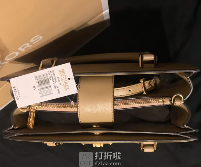 Michael KORS 迈克·科尔斯 KINSLEY ACCORDION 中号女式手提包 2折 海淘转运到手约¥762
