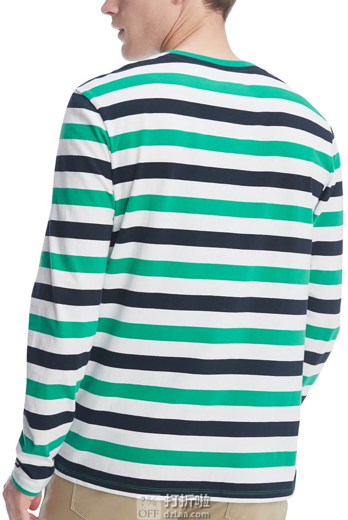 Tommy Hilfiger 汤米希尔费格 圆领男式长袖T恤 3.6折.22 海淘转运到手约¥125