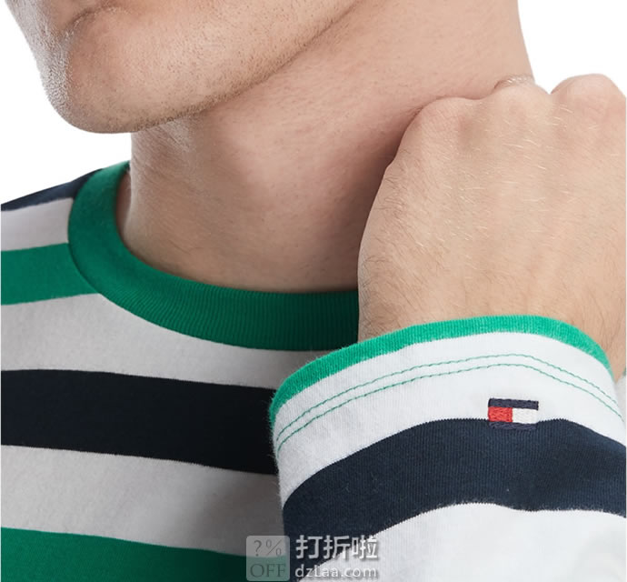 Tommy Hilfiger 汤米希尔费格 圆领男式长袖T恤 3.6折.22 海淘转运到手约¥125