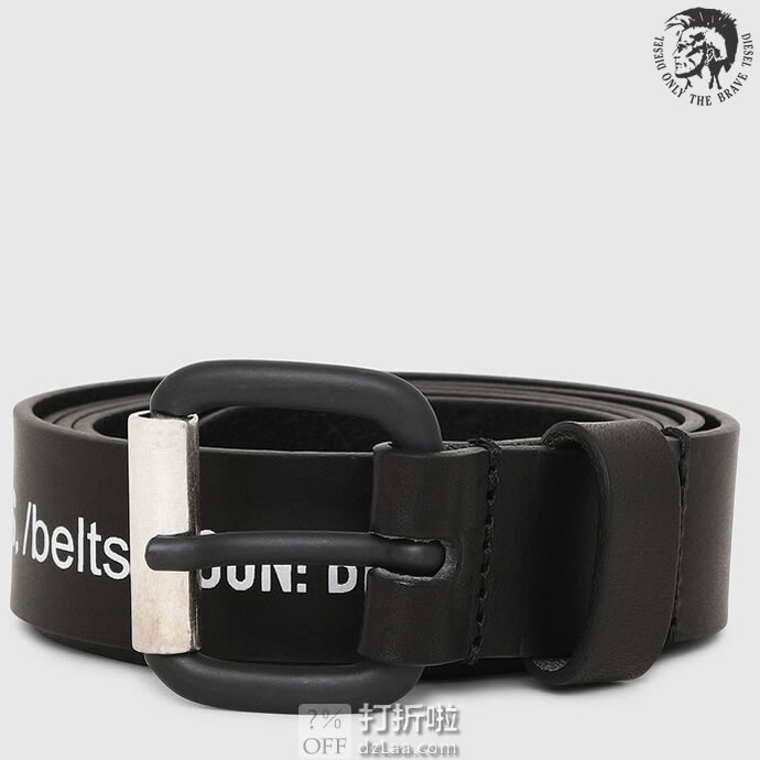 Diesel 迪赛 B-CRESPINO 男式皮带 90码2.4折.15 海淘转运到手约￥185
