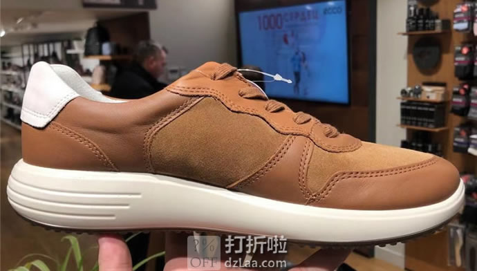 ECCO 爱步 SOFT 7 柔酷7号 男式休闲跑鞋 板鞋 39码2.7折.05 海淘转运到手约¥416