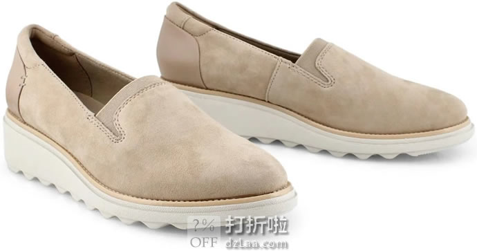 clarks 其乐 Sharon Dolly 厚底坡跟 女式乐福鞋 37码2.2折.44 海淘转运到手约￥234