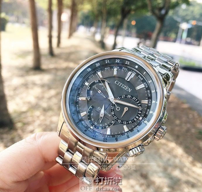 Citizen 西铁城 男式三眼光动能手表 BU2021-51H 4.2折8.99 海淘关税补贴到手约¥1630