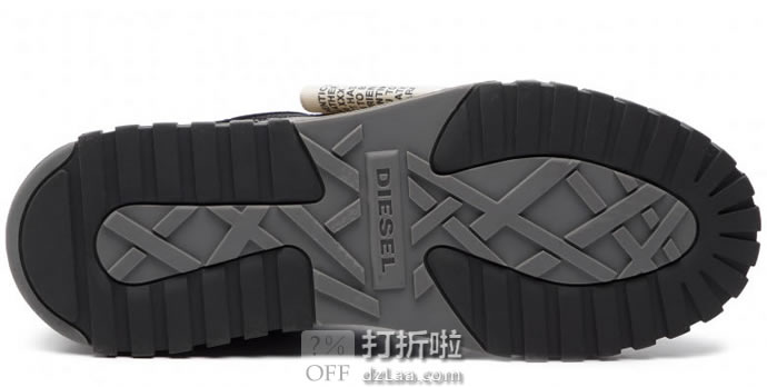 Diesel 迪赛 S-LE RUA ON 男式板鞋 潮鞋 41码3.2折.73 海淘转运到手约￥539