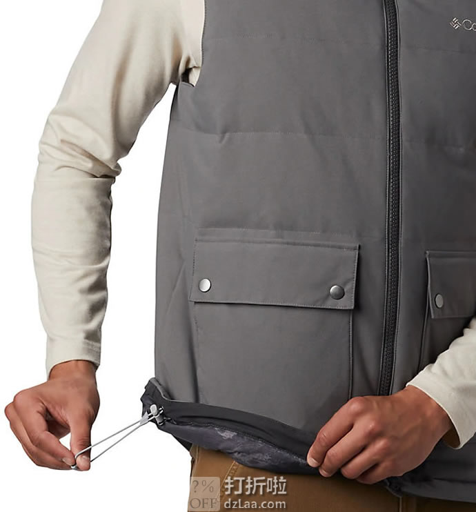 Columbia 哥伦比亚 Winter Challenger 550蓬 户外男式羽绒马夹 S码2.9折.41 海淘转运到手约￥358