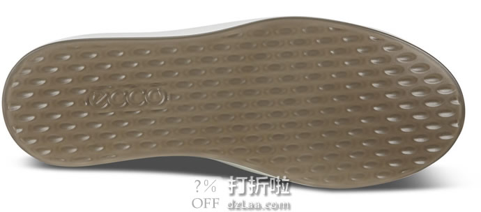 断码3.8折 ECCO 爱步 柔酷8号 男式高帮休闲鞋 .93 海淘转运到手约¥628 天猫¥1640