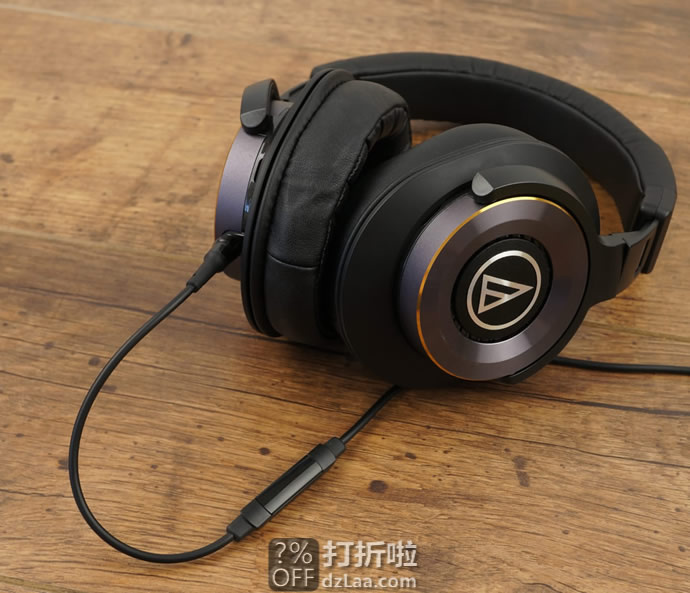 Audio-Technica 铁三角 ATH-WS1100iS Hi-Res超高解析 头戴式重低音耳机 带线控带麦 5.6折7.99 海淘转运到手约￥952