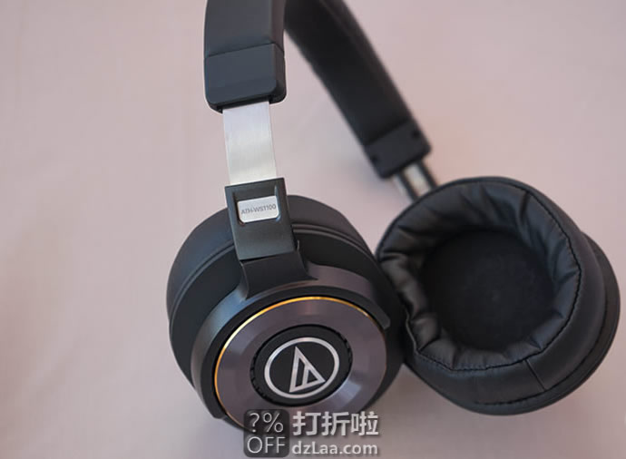Audio-Technica 铁三角 ATH-WS1100iS Hi-Res超高解析 头戴式重低音耳机 带线控带麦 5.6折7.99 海淘转运到手约￥952