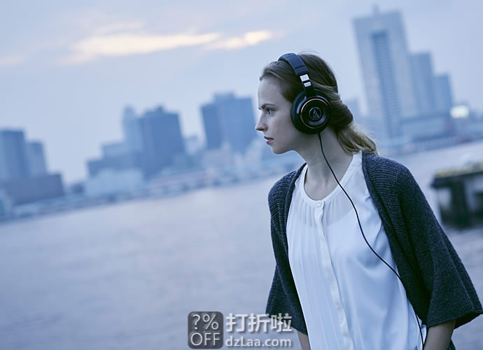 Audio-Technica 铁三角 ATH-WS1100iS Hi-Res超高解析 头戴式重低音耳机 带线控带麦 5.6折7.99 海淘转运到手约￥952