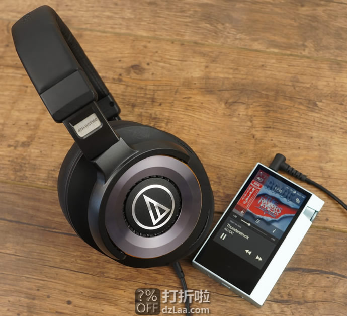 Audio-Technica 铁三角 ATH-WS1100iS Hi-Res超高解析 头戴式重低音耳机 带线控带麦 5.6折7.99 海淘转运到手约￥952