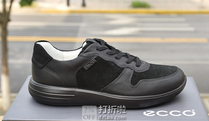 ECCO 爱步 SOFT 7 柔酷7号 男式休闲跑鞋 板鞋 优惠券折后3.2折.71 海淘转运到手约￥481