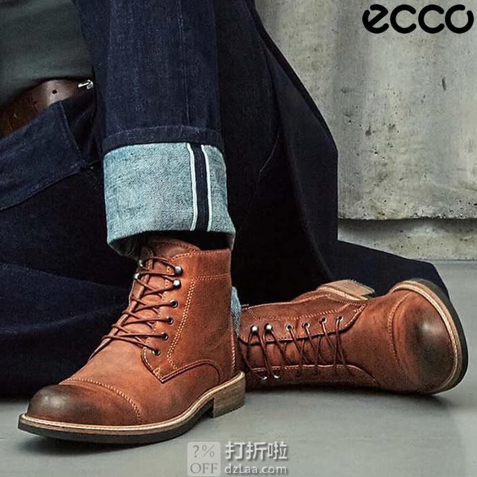 ECCO 爱步 Kenton 男式复古短靴 40码2.9折.05 海淘转运到手约￥570