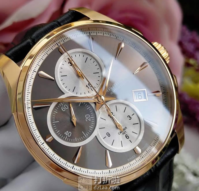降 Hamilton 汉密尔顿 Jazzmaster 爵士大师系列 H32546781 男式机械表 优惠码折后2史低 海淘转运关税补贴到手约￥4944