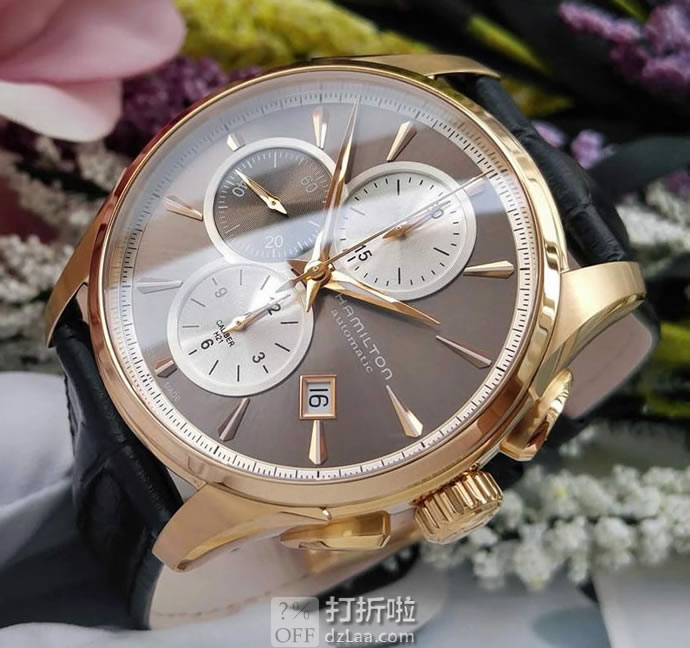 降 Hamilton 汉密尔顿 Jazzmaster 爵士大师系列 H32546781 男式机械表 优惠码折后2史低 海淘转运关税补贴到手约￥4944