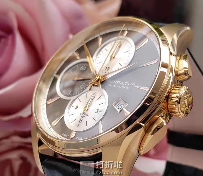 降 Hamilton 汉密尔顿 Jazzmaster 爵士大师系列 H32546781 男式机械表 优惠码折后2史低 海淘转运关税补贴到手约￥4944