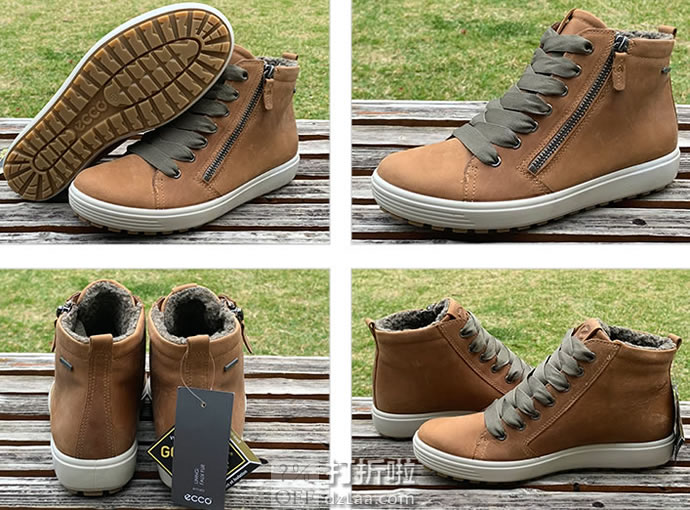 ECCO 爱步 SOFT 7 Tred 柔酷7号 GTX防水 女式保暖短靴 39码2.9折.02 海淘转运到手约¥514