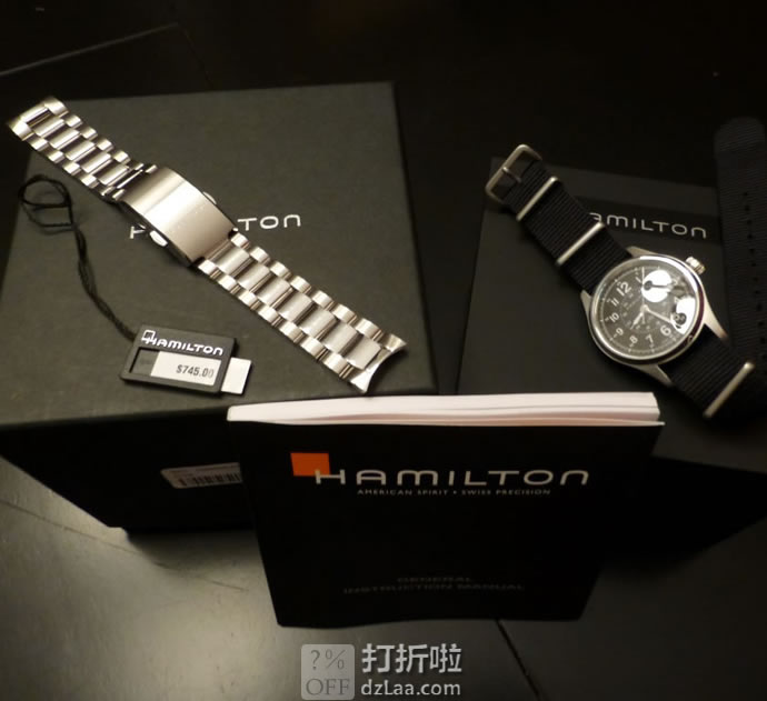 Hamilton 汉密尔顿 卡其野战系列 H70595163 男式机械表 优惠码折后0.1 海淘转运关税补贴到手约¥2648