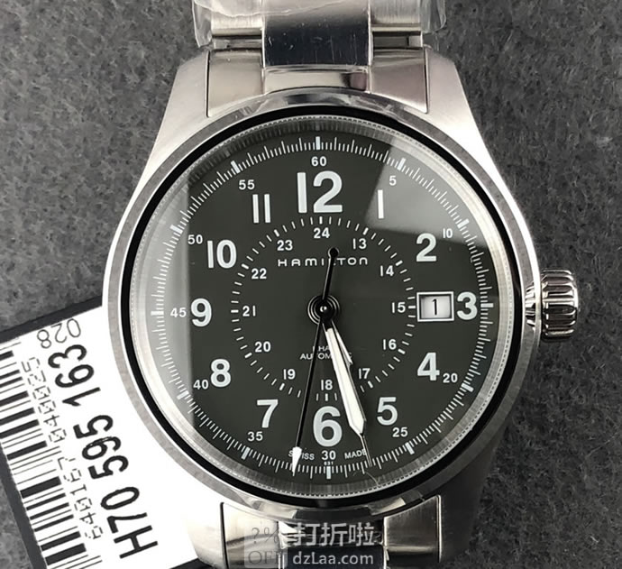 Hamilton 汉密尔顿 卡其野战系列 H70595163 男式机械表 优惠码折后0.1 海淘转运关税补贴到手约¥2648