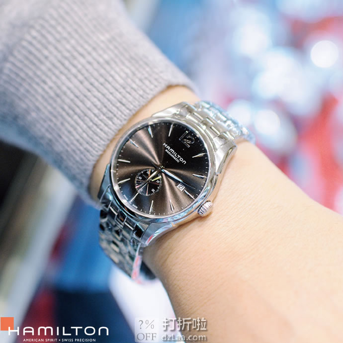 HAMILTON 汉密尔顿 爵士大师系列 超薄款 H38655185 男式自动机械表 优惠码折后9.1 海淘转运关税补贴到手约￥3349