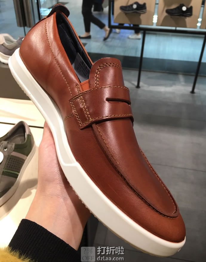 ECCO 爱步 Cathum 一脚套 男式乐福鞋 43码4.9折.76 海淘转运到手约￥435