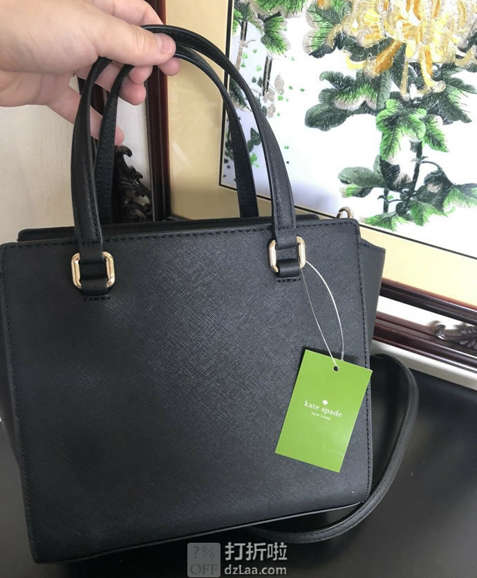 Kate Spade 凯特丝蓓 Laurel Way Jeweled 女式手提包 挎包 2.9折1.83 两色可选 海淘转运到手约￥851