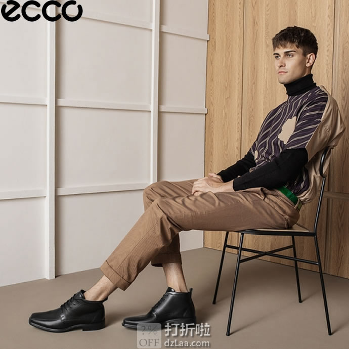 ECCO 爱步 Minneapolis 明斯系列 男式短靴 5.1折.96起 海淘转运到手约￥599