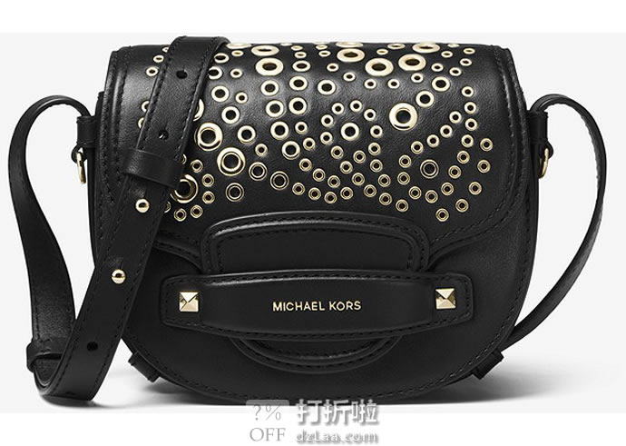 张钧甯同款 Michael Kors 迈克科尔斯 Cary Small 佩斯利索环装饰 小号马鞍包 挎包 4.3折9 海淘转运到手约¥878
